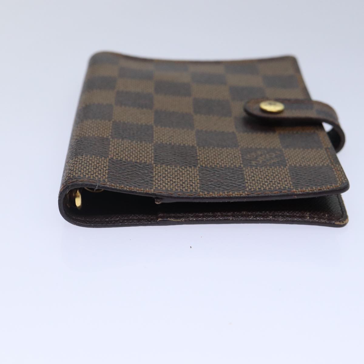 LOUIS VUITTON Damier Ebene Agenda PM Day Planner Cover R20700 LV Auth 84105