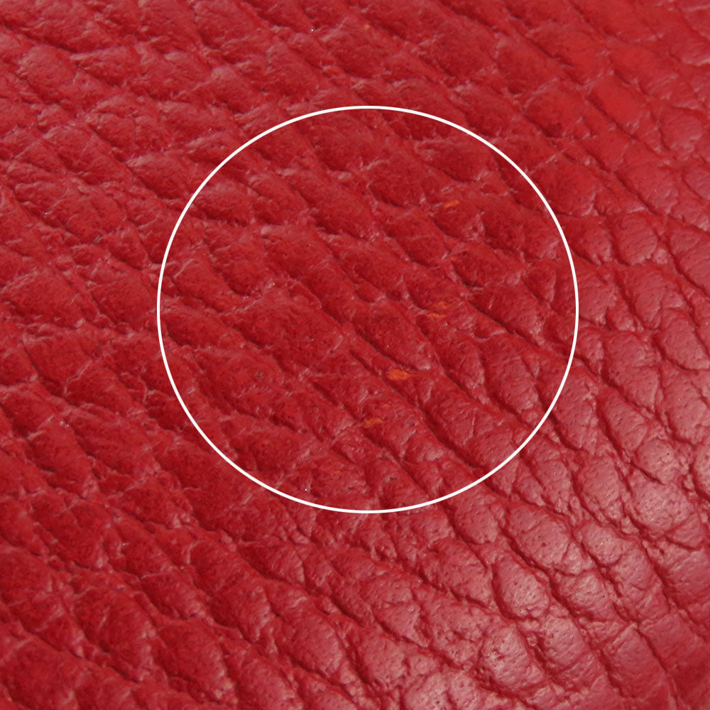 GUCCI Bifold Wallet 523193 leather Red GG Marmont Women Used