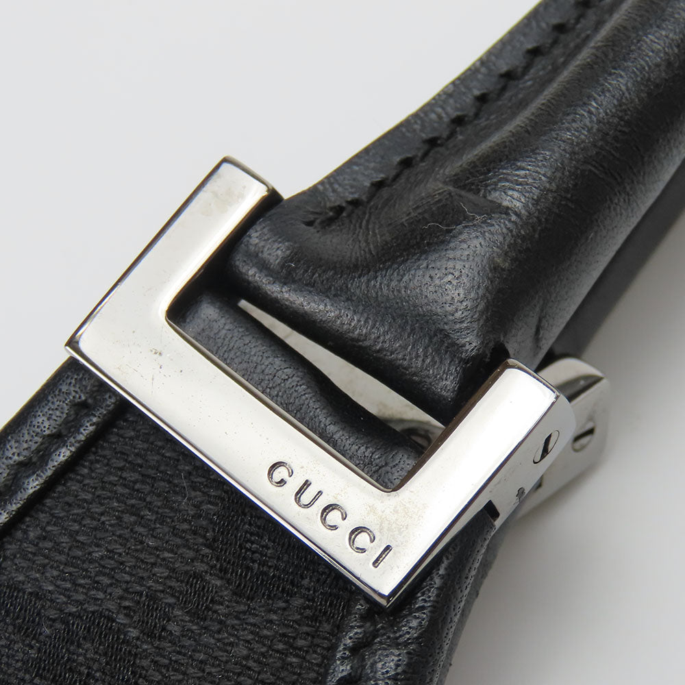 GUCCI Handbag 01719 GG canvas black Women Used