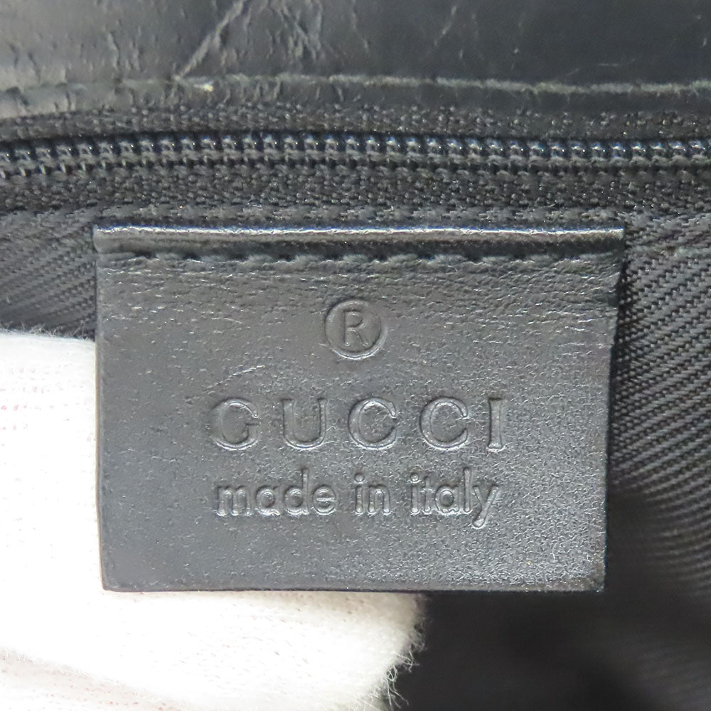 GUCCI Handbag 01719 GG canvas black Women Used
