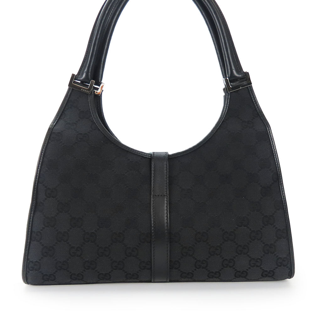 GUCCI Handbag 01719 GG canvas black Women Used