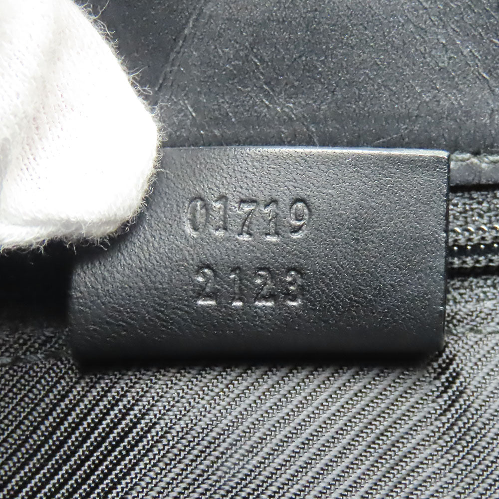 GUCCI Handbag 01719 GG canvas black Women Used