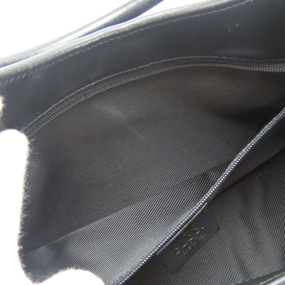GUCCI Handbag 01719 GG canvas black Women Used