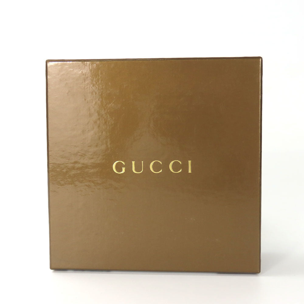 GUCCI Bifold Wallet 190349 Sima leather Dark brown Women Used