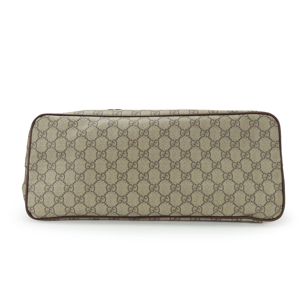 GUCCI Handbag 474085 GG Supreme Canvas beige Sherry line Courier