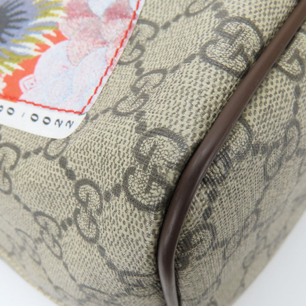 GUCCI Handbag 474085 GG Supreme Canvas beige Sherry line Courier