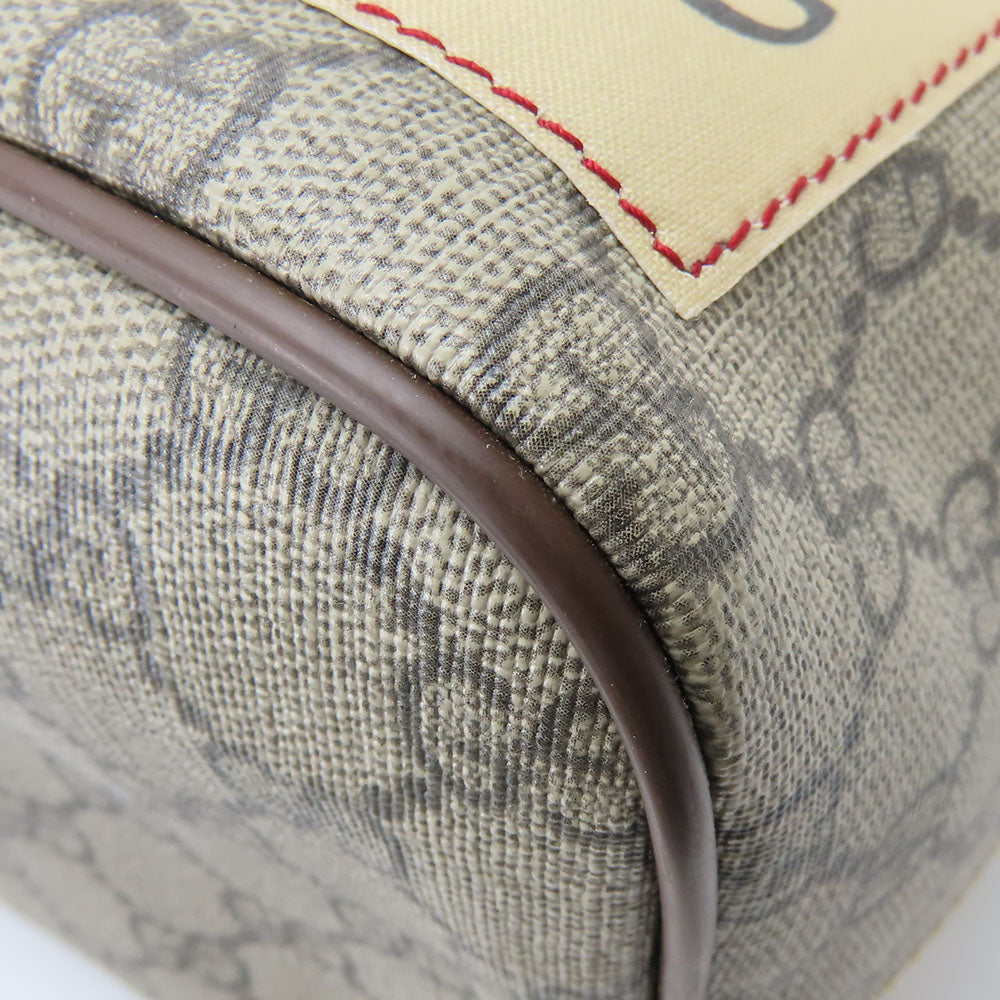 GUCCI Handbag 474085 GG Supreme Canvas beige Sherry line Courier