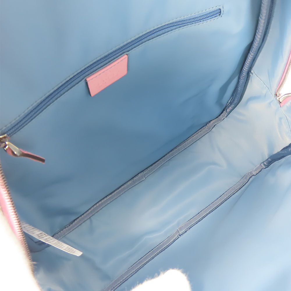 GUCCI Backpack 433578 GG Supreme Canvas beige Yuko Higuchi Women Used