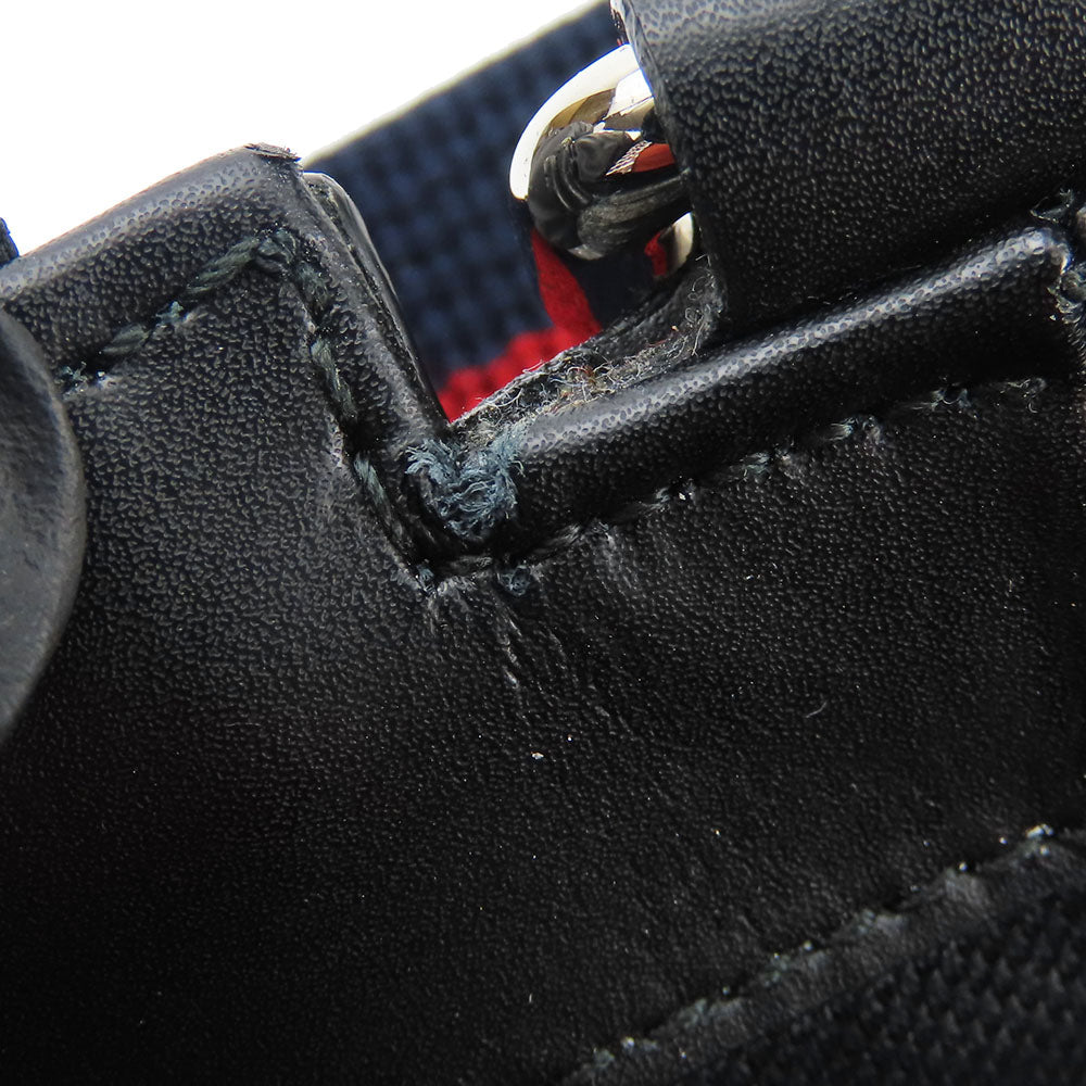 GUCCI Shoulder Bag 474137 GG Supreme Canvas black mens Used