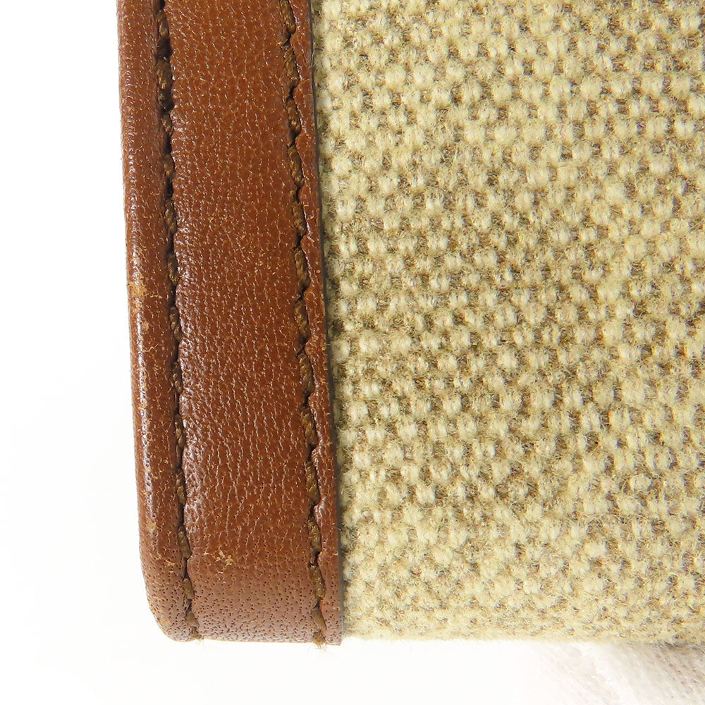 GUCCI Key case Key holder  282432 GG Canvas, Calfskin beige Interlocking Women Used