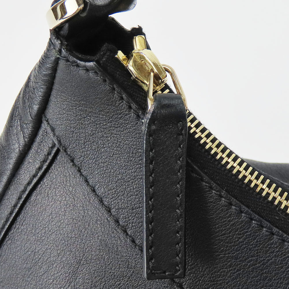 GUCCI Handbag 190525 leather black Women Used