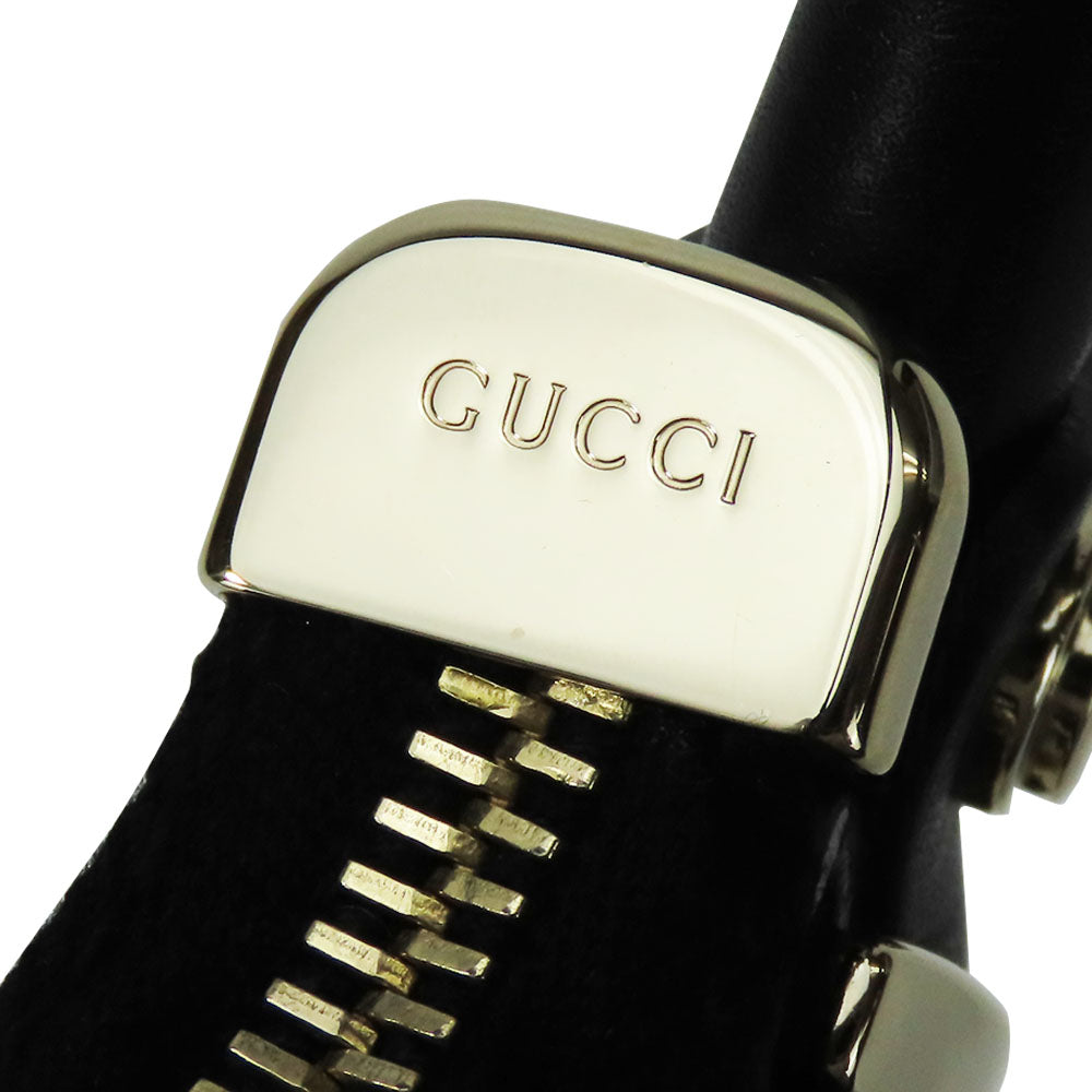 GUCCI Handbag 190525 leather black Women Used