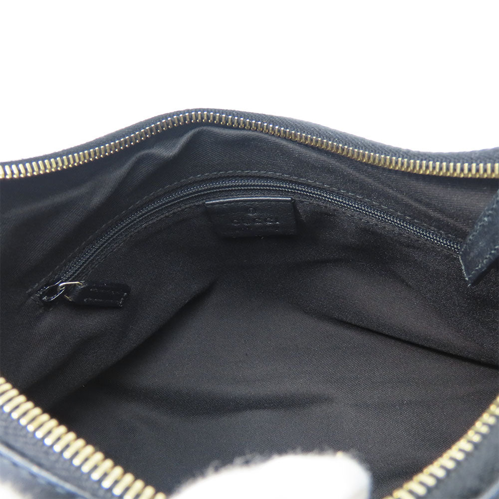 GUCCI Handbag 190525 leather black Women Used