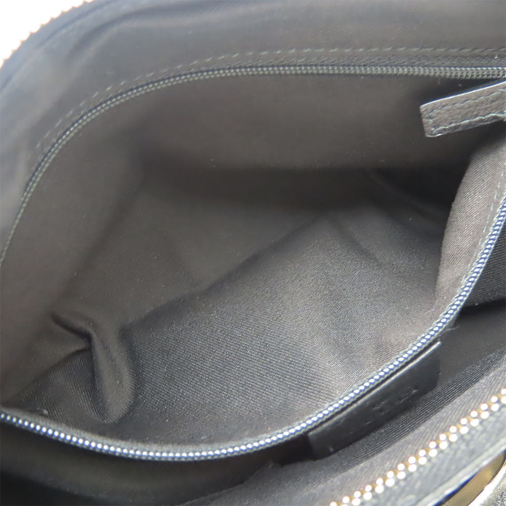 GUCCI Handbag 190525 leather black Women Used