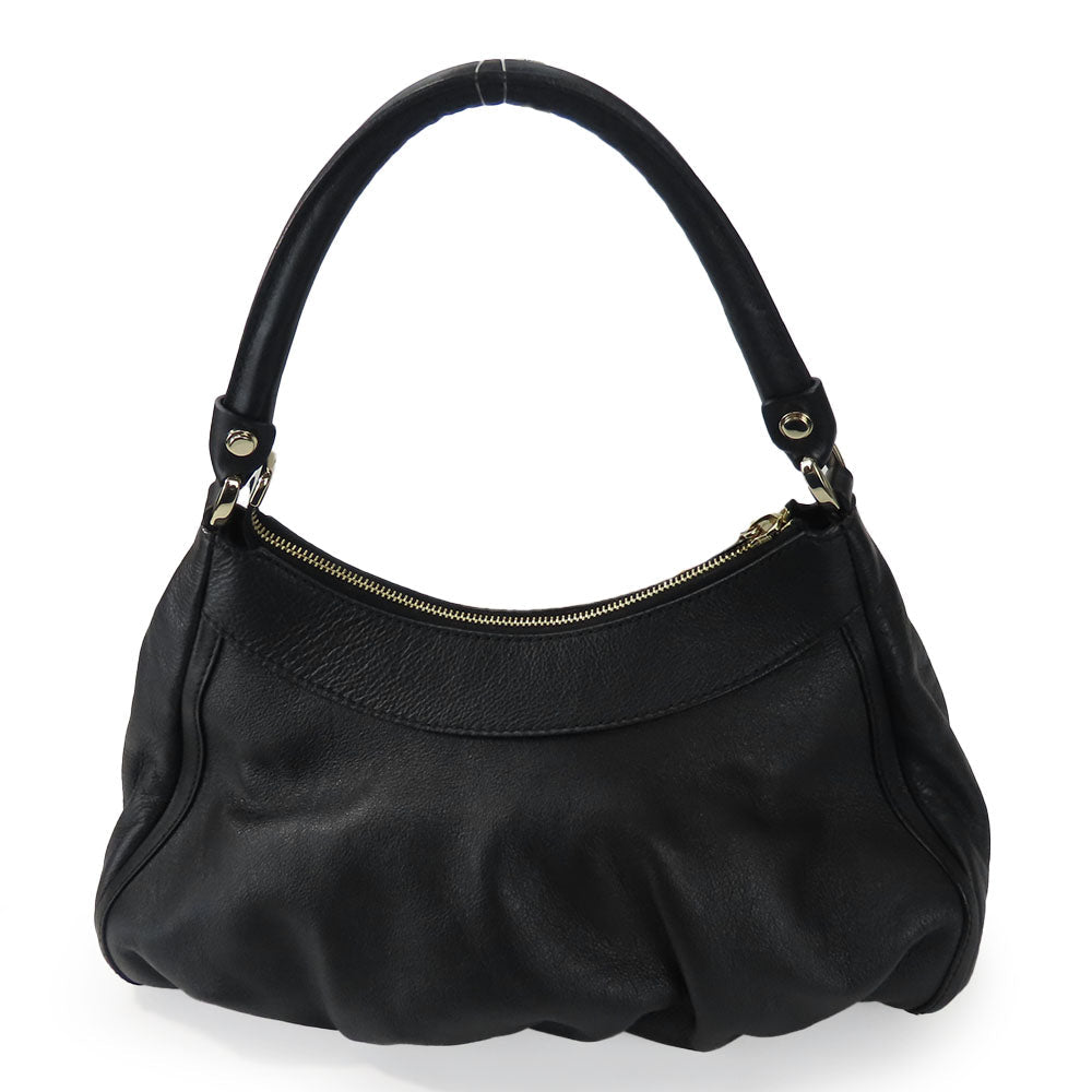 GUCCI Handbag 190525 leather black Women Used