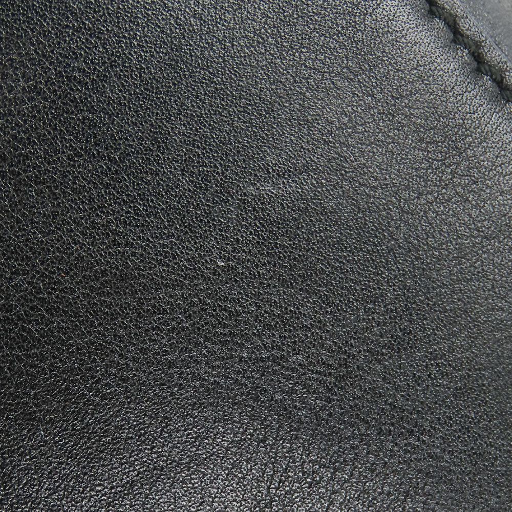 GUCCI Tote Bag 162094 leather black Newbrit Double G
