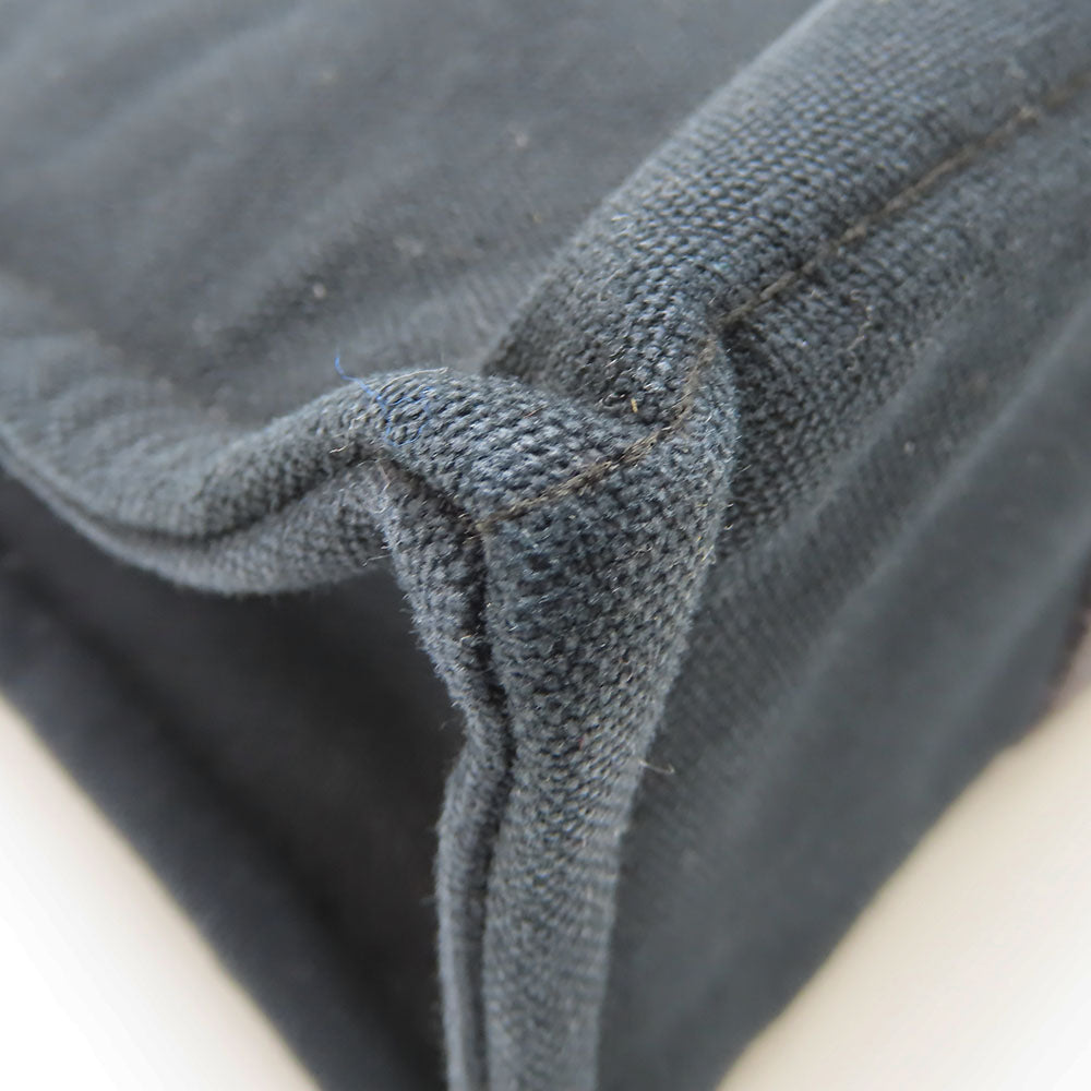 HERMES Handbag canvas black Fool ToePM unisex(Unisex) Used
