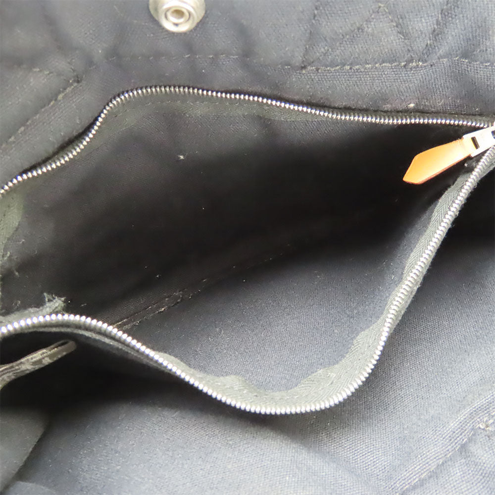 HERMES Handbag canvas black Fool ToePM Women Used