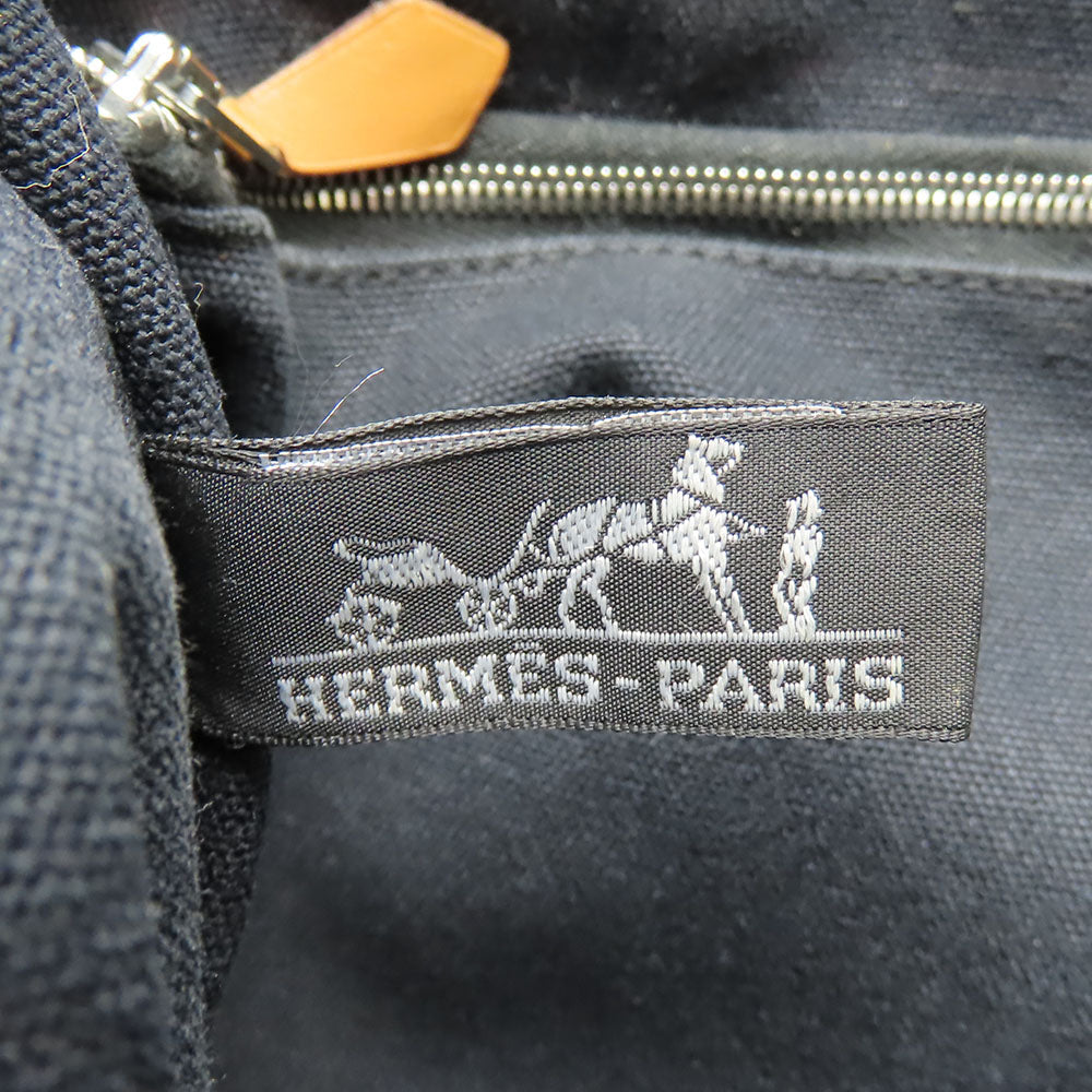 HERMES Handbag canvas black Fool ToePM Women Used