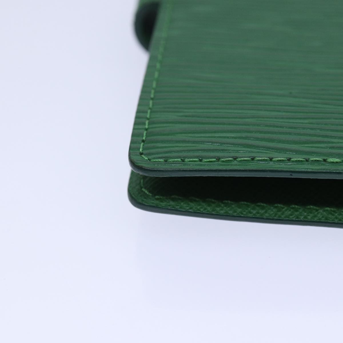 LOUIS VUITTON Epi Agenda PM Day Planner Cover Green R20054 LV Auth 84352
