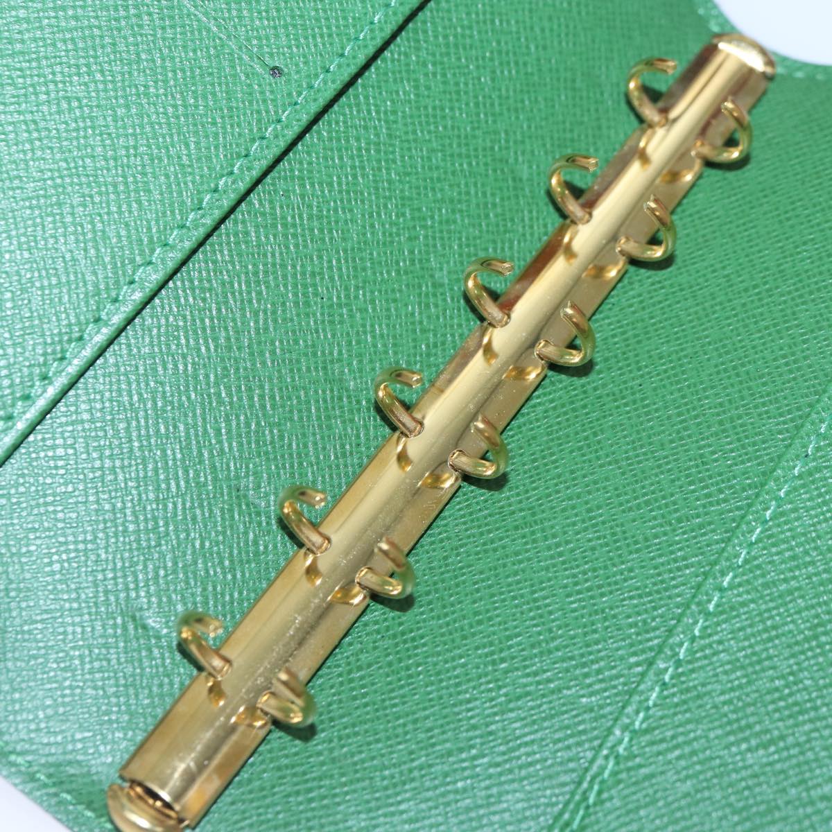 LOUIS VUITTON Epi Agenda PM Day Planner Cover Green R20054 LV Auth 84352