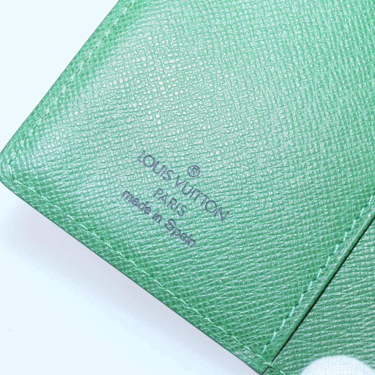 LOUIS VUITTON Epi Agenda PM Day Planner Cover Green R20054 LV Auth 84352
