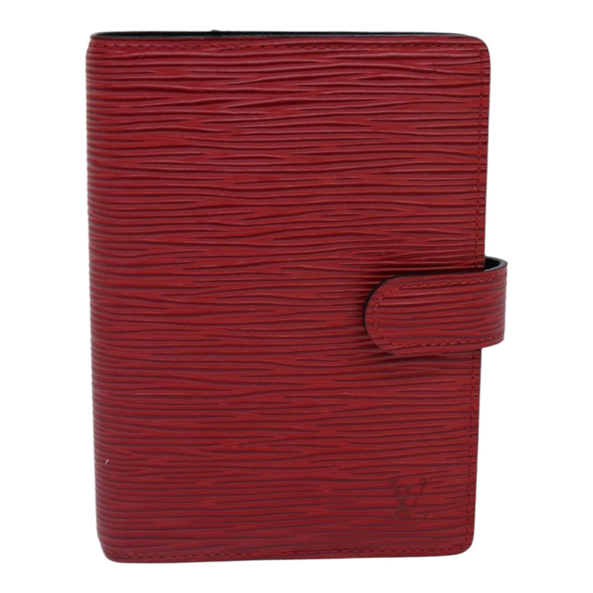 LOUIS VUITTON Epi Agenda PM Day Planner Cover Red R20057 LV Auth 84461