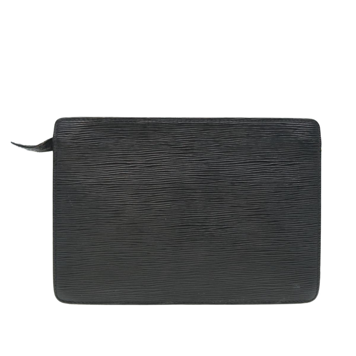 LOUIS VUITTON Epi Pochette Homme Clutch Bag Black Noir M52522 LV Auth 84580