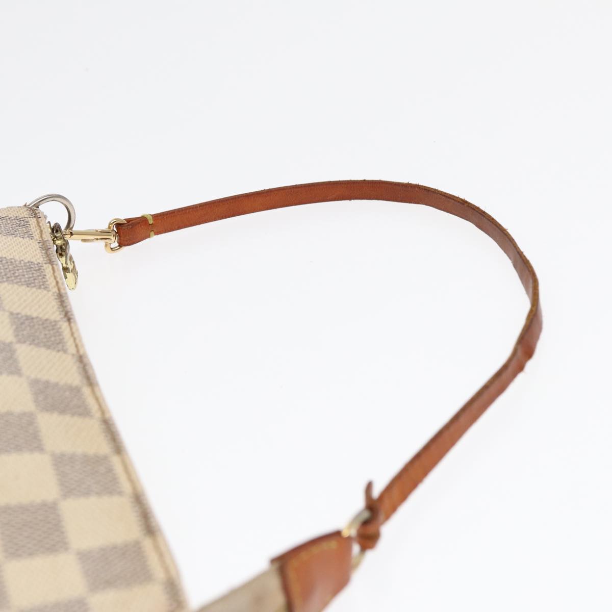 LOUIS VUITTON Damier Azur Pochette Accessoires Pouch N51986 LV Auth 84612