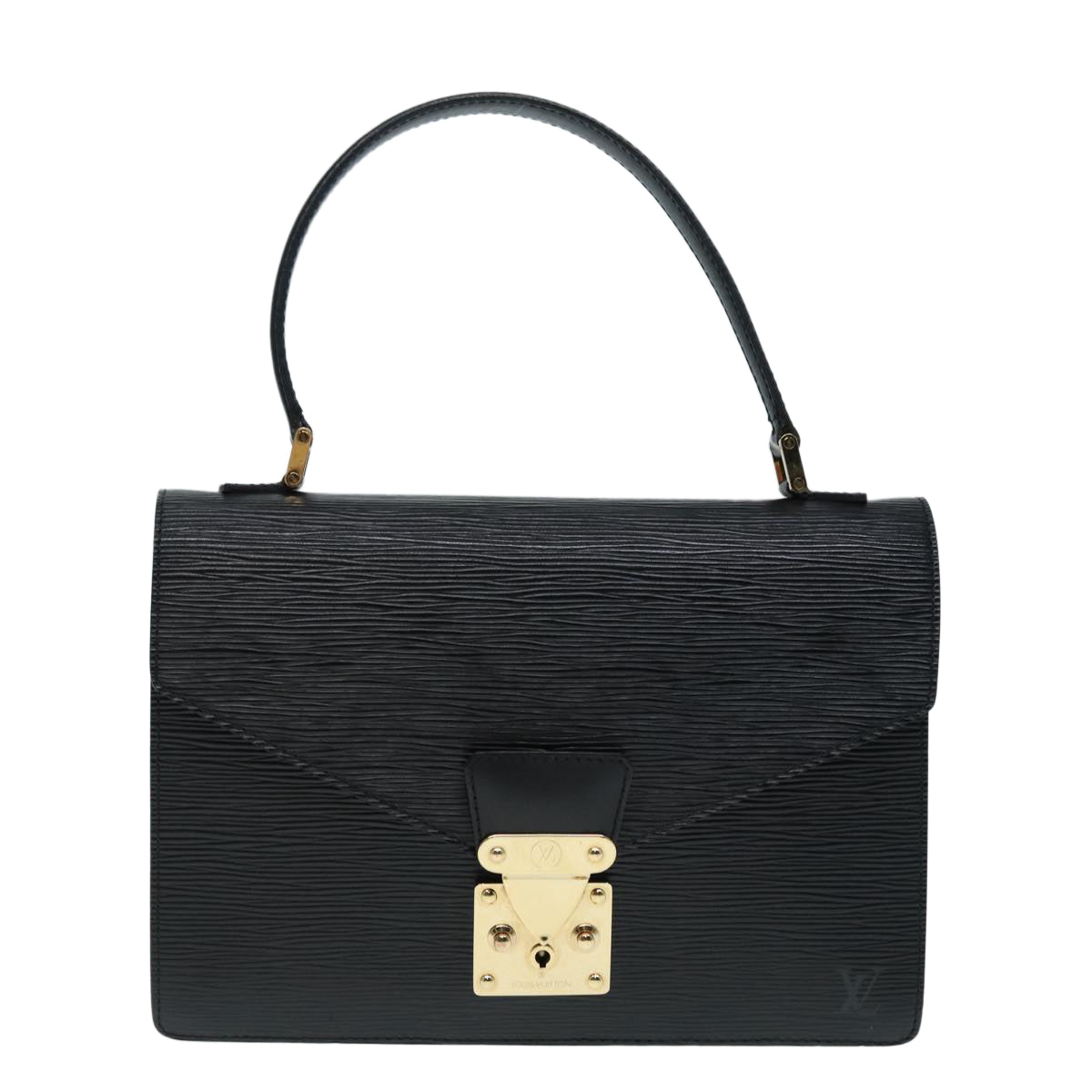 LOUIS VUITTON Epi Concorde Hand Bag Black M52132 LV Auth 84613