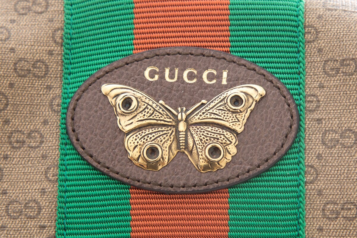 Gucci Brown Mini Vintage GG Supreme Monogram Cross-Body