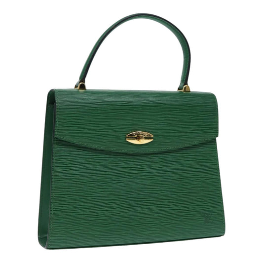 LOUIS VUITTON Epi Malesherbes Hand Bag Green M52374 LV Auth 84626