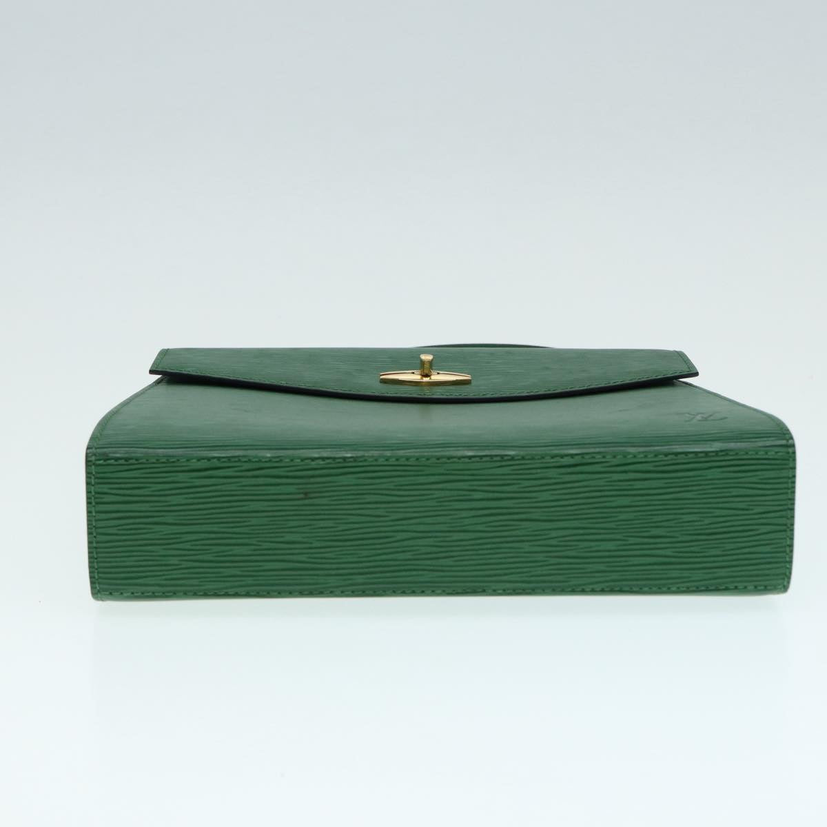LOUIS VUITTON Epi Malesherbes Hand Bag Green M52374 LV Auth 84626