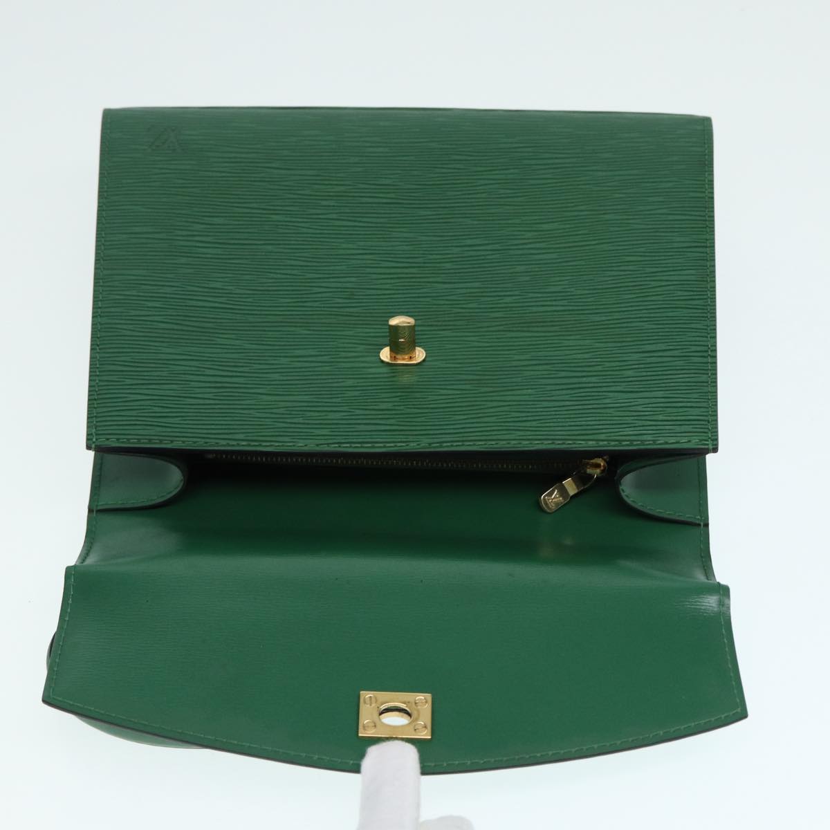 LOUIS VUITTON Epi Malesherbes Hand Bag Green M52374 LV Auth 84626