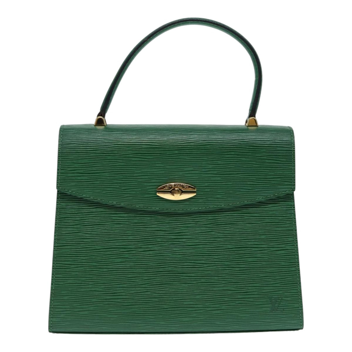 LOUIS VUITTON Epi Malesherbes Hand Bag Green M52374 LV Auth 84626