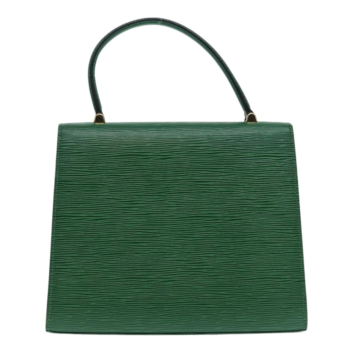 LOUIS VUITTON Epi Malesherbes Hand Bag Green M52374 LV Auth 84626