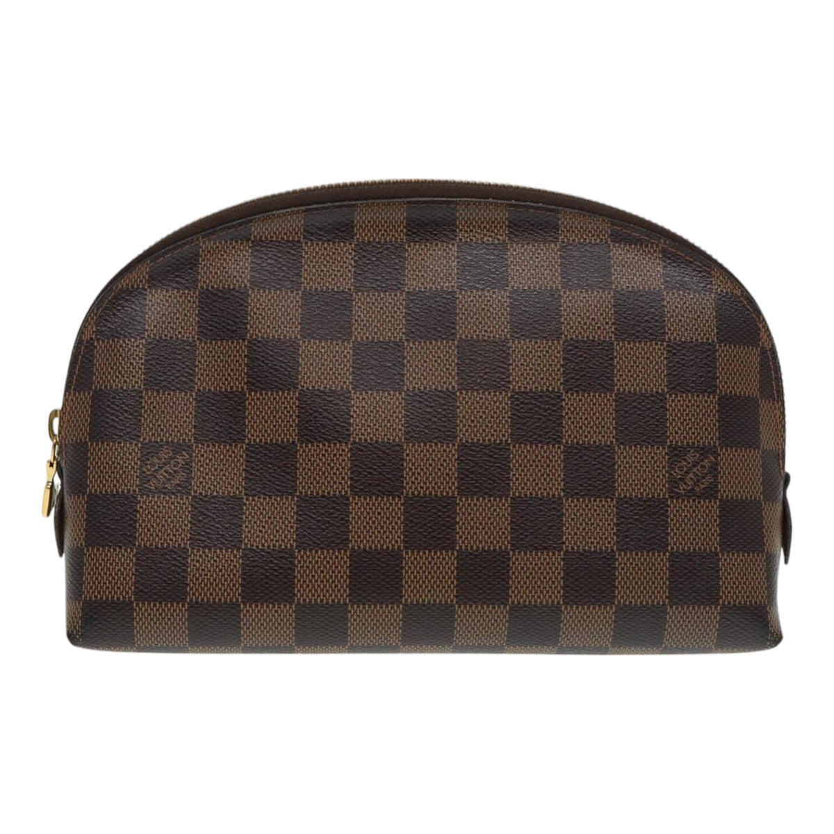 LOUIS VUITTON Damier Ebene Pochette Cosmetic GM Pouch N23345 LV Auth 84974