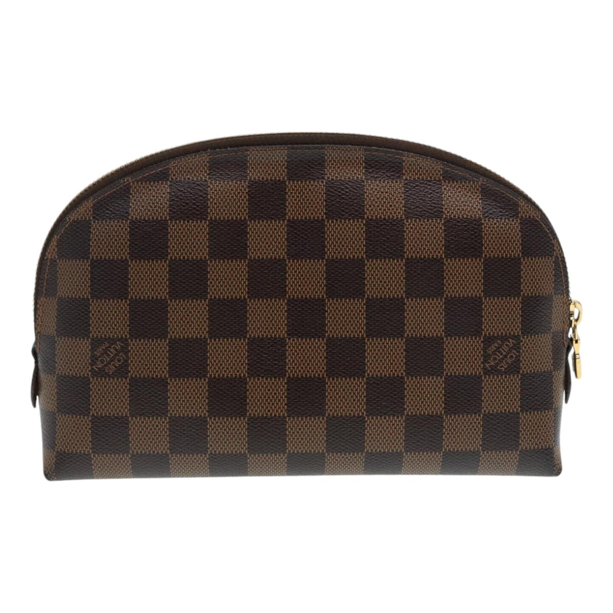 LOUIS VUITTON Damier Ebene Pochette Cosmetic GM Pouch N23345 LV Auth 84974