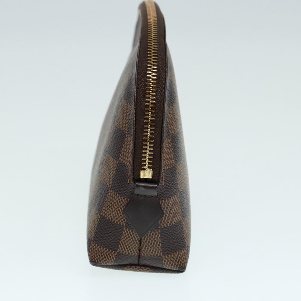 LOUIS VUITTON Damier Ebene Pochette Cosmetic GM Pouch N23345 LV Auth 84974
