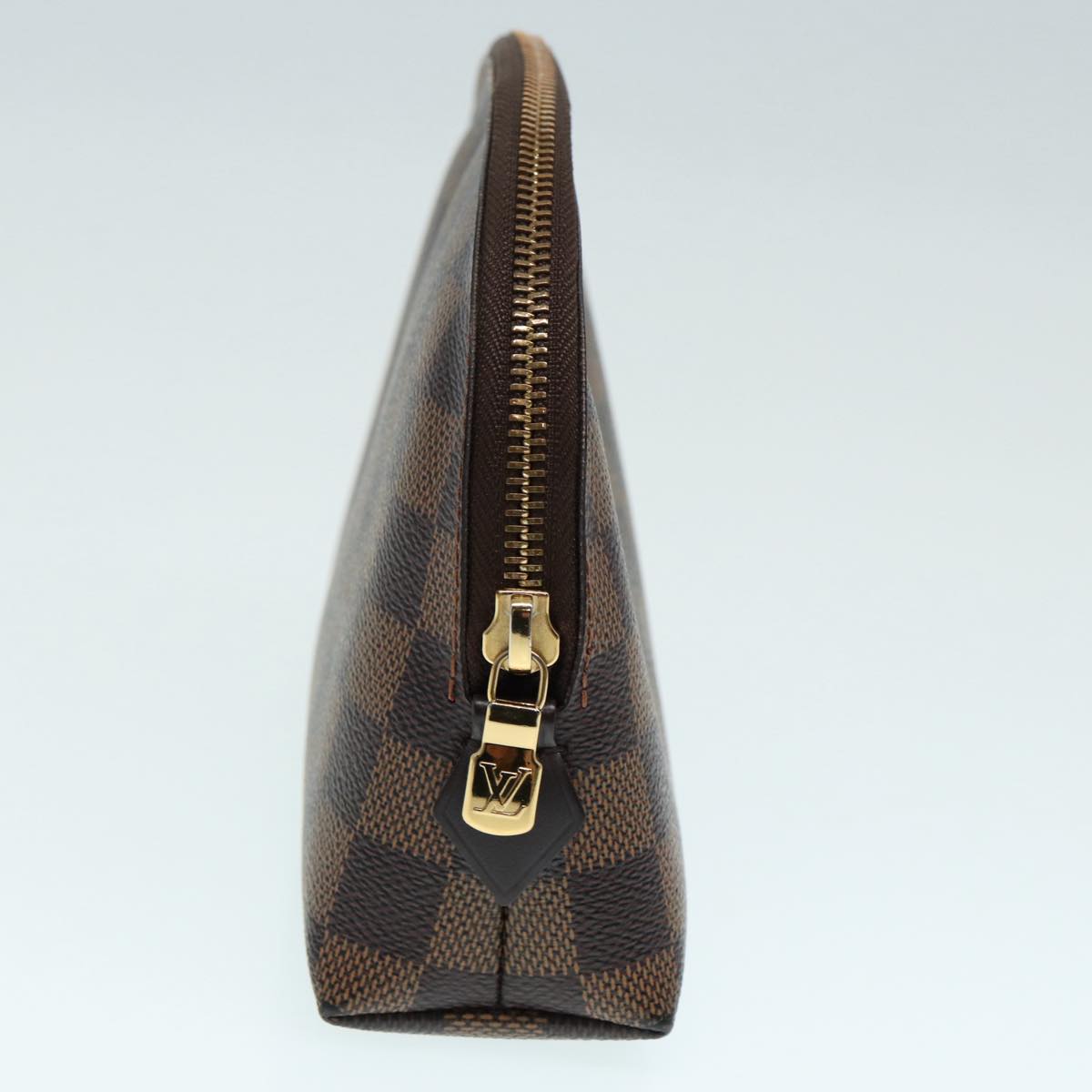 LOUIS VUITTON Damier Ebene Pochette Cosmetic GM Pouch N23345 LV Auth 84974