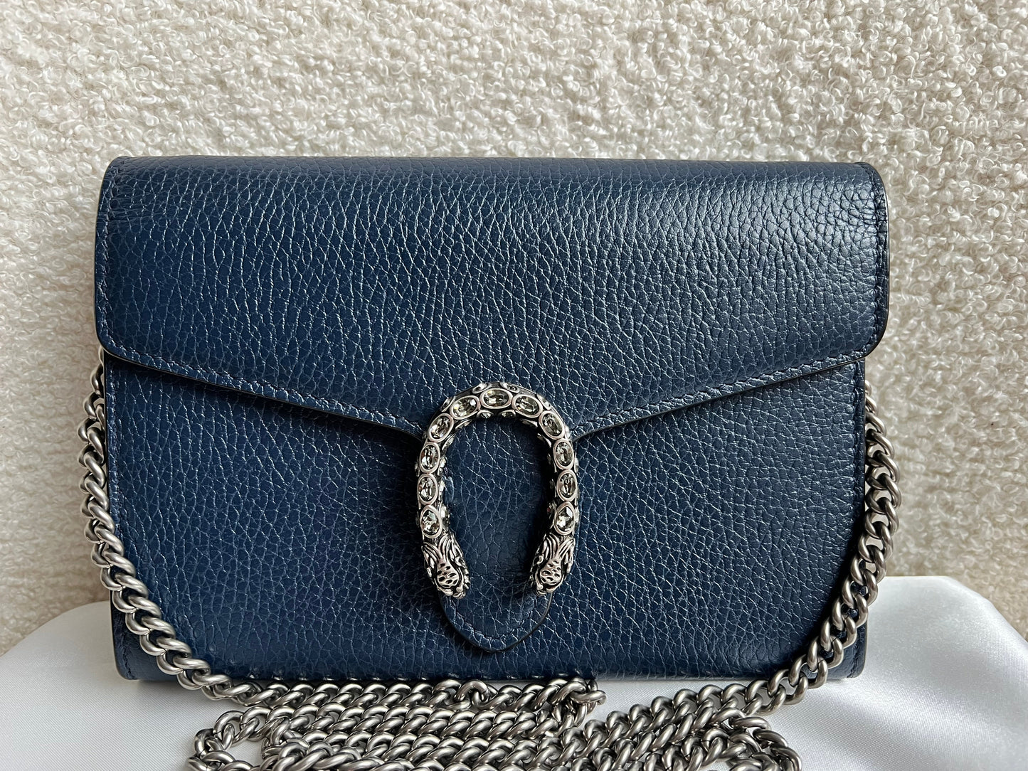 Gucci Dionysus Navy Mini Chain Bag (RRP £1340)