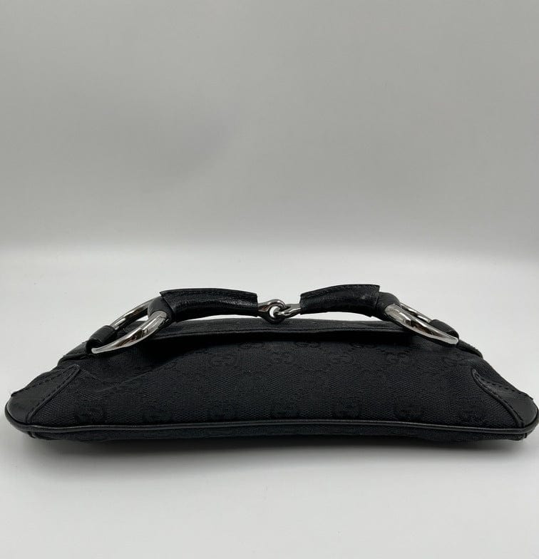 Gucci Horsebit 1955 Canvas Shoulder Bag
