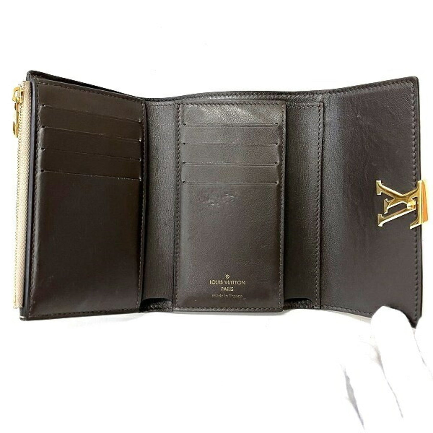 Louis Vuitton  Leather Wallet (Tri-Fold)