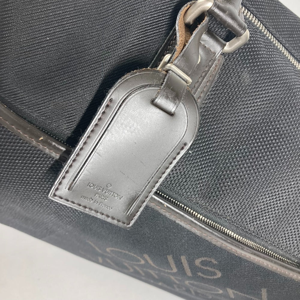 LOUIS VUITTON Boston Duffel bag M93601 Damier Jean Canvas black Damier Jean Albatross