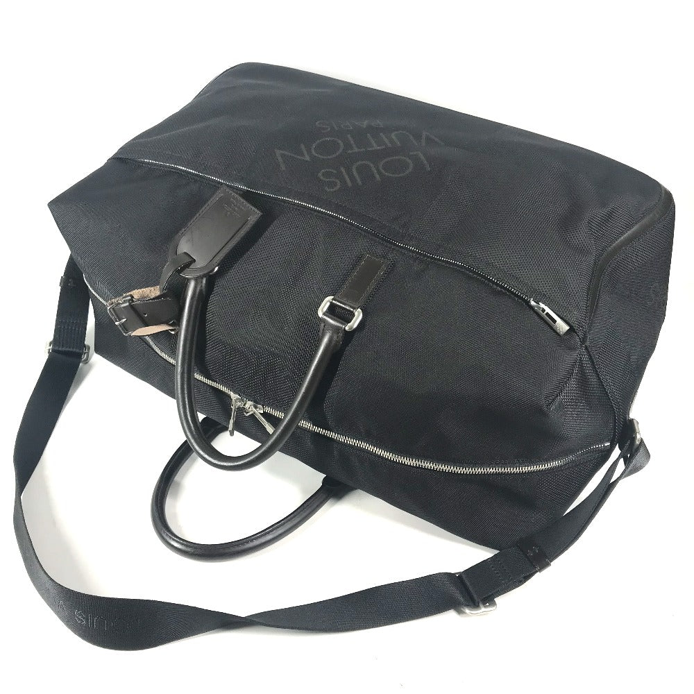 LOUIS VUITTON Boston Duffel bag M93601 Damier Jean Canvas black Damier Jean Albatross