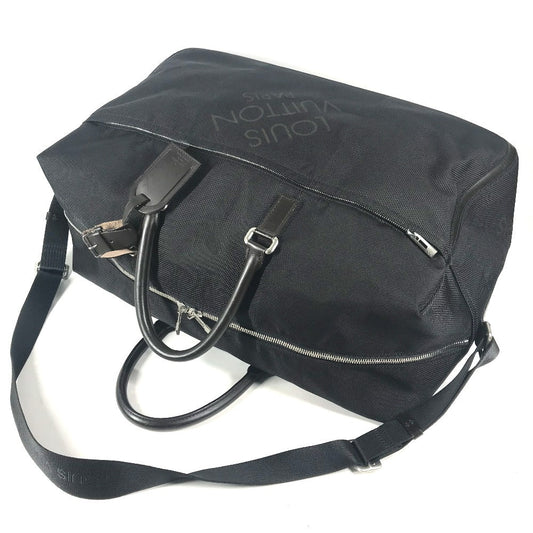 LOUIS VUITTON Boston Duffel bag M93601 Damier Jean Canvas black Damier Jean Albatross