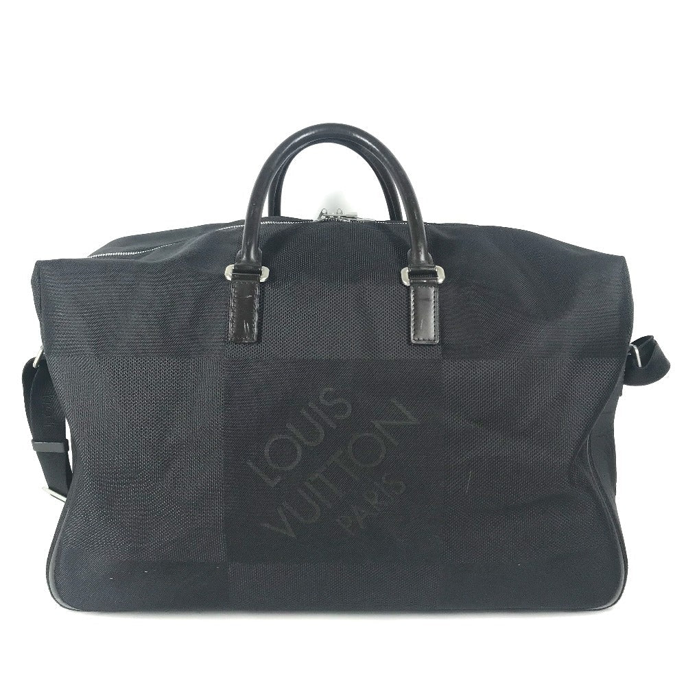 LOUIS VUITTON Boston Duffel bag M93601 Damier Jean Canvas black Damier Jean Albatross