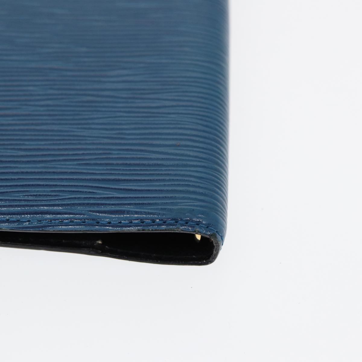 LOUIS VUITTON Epi Agenda PM Day Planner Cover Blue R20055 LV Auth 85178