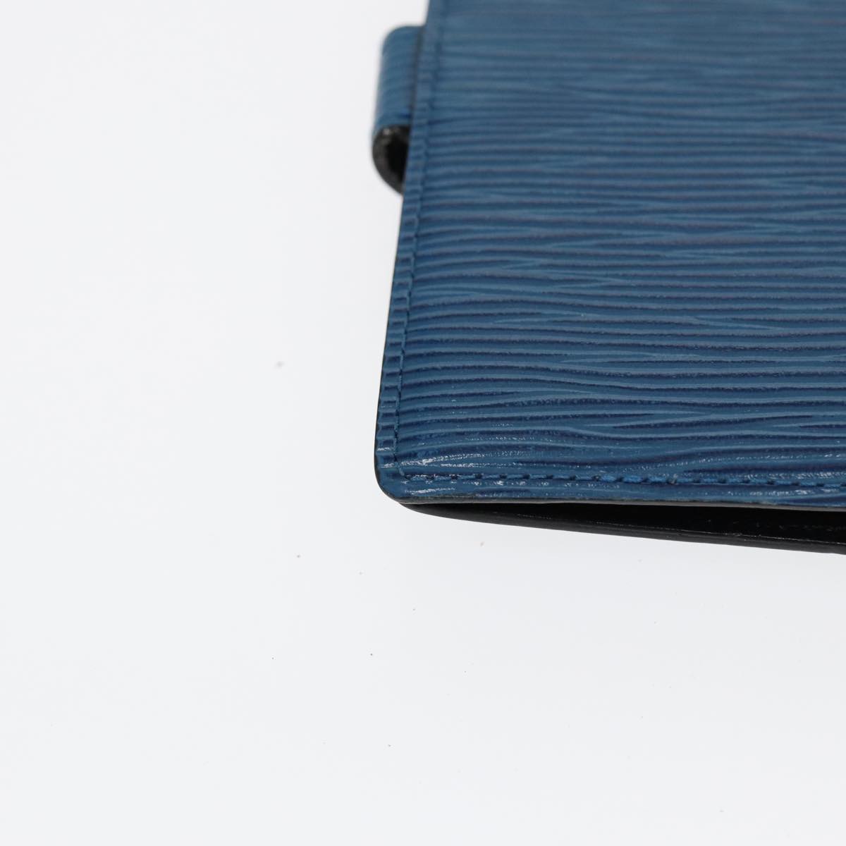 LOUIS VUITTON Epi Agenda PM Day Planner Cover Blue R20055 LV Auth 85178