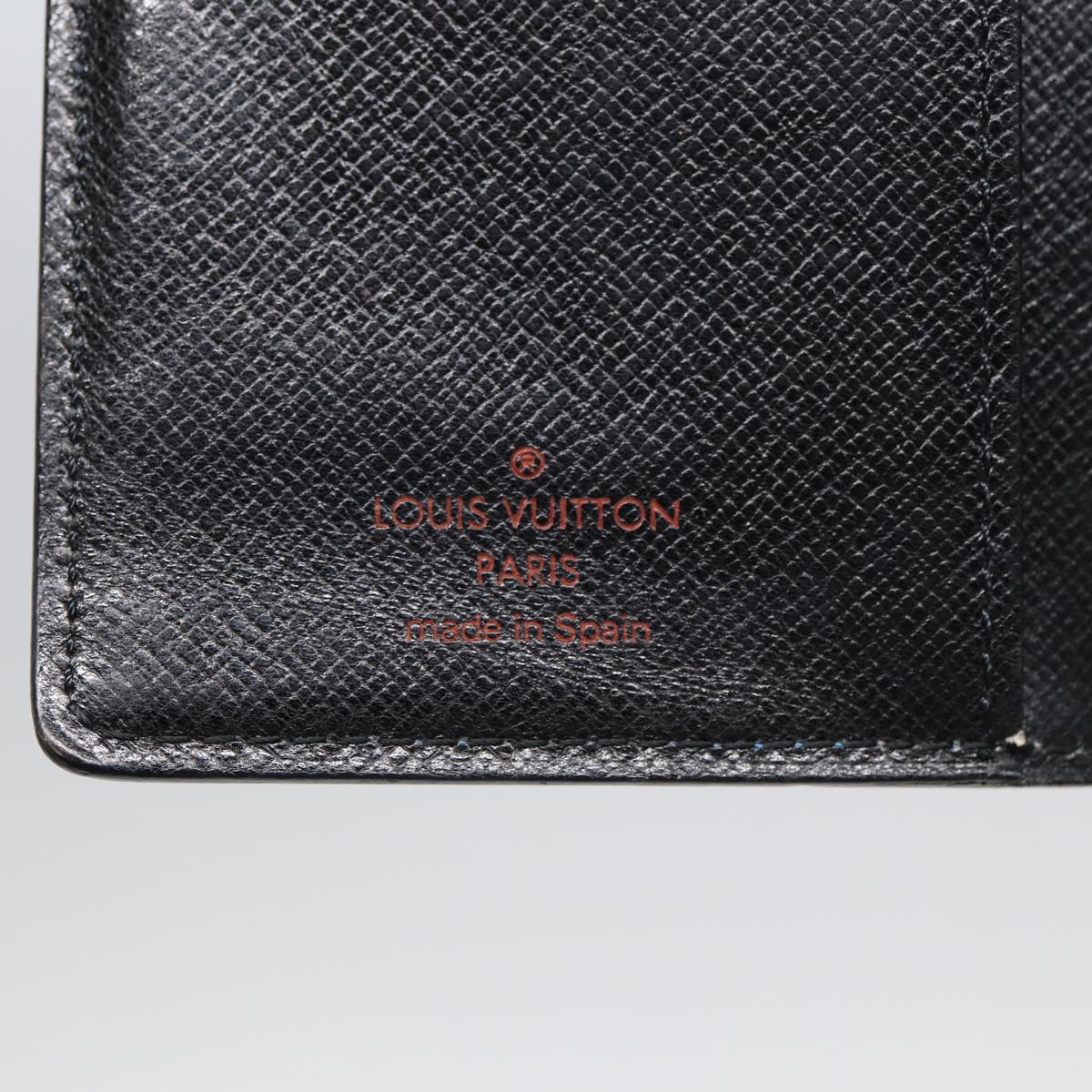 LOUIS VUITTON Epi Agenda PM Day Planner Cover Blue R20055 LV Auth 85178